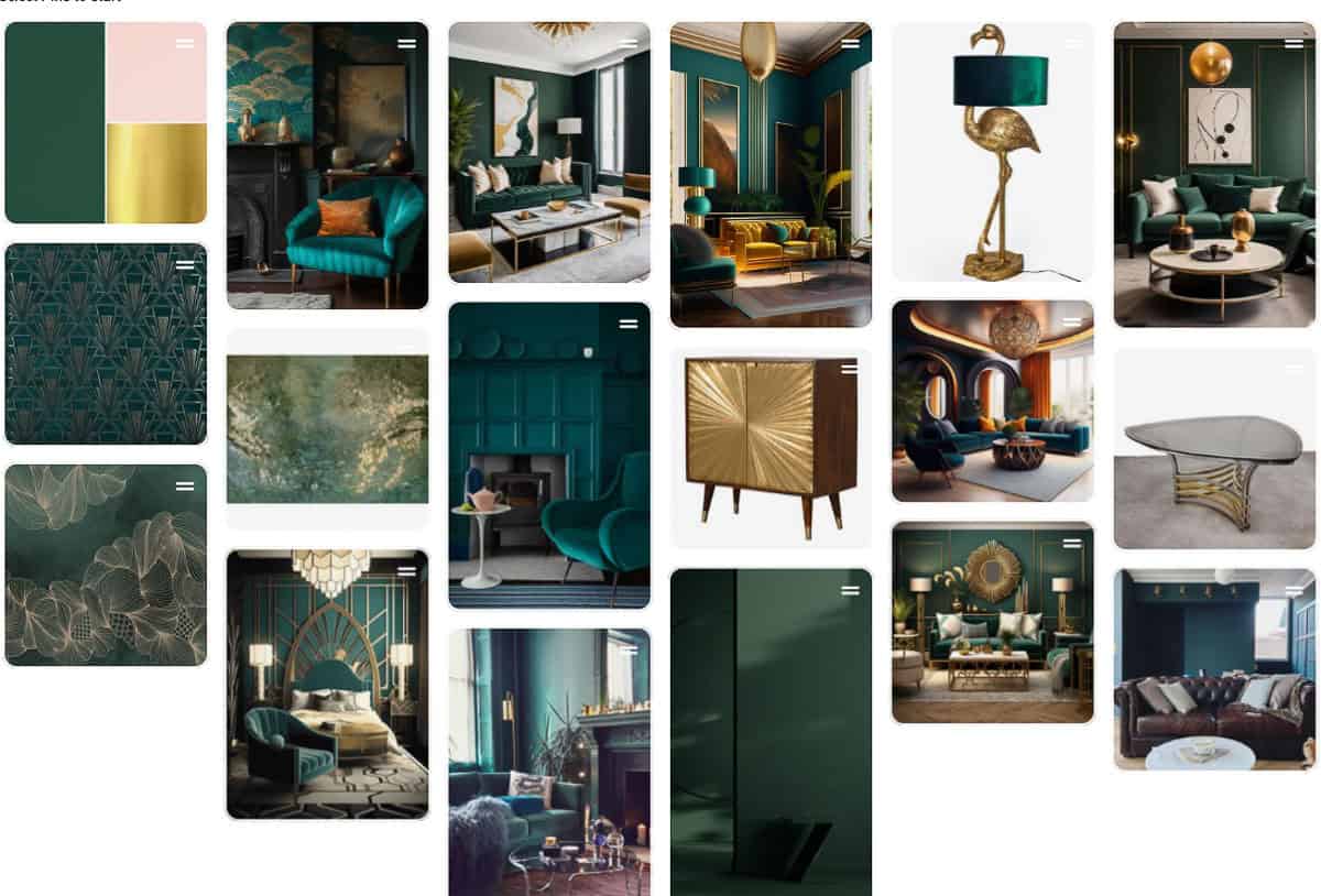 Pinterest Board for Art Deco living room design in Hertford