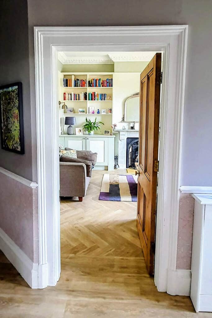 Victorian Little Greene Period Snug Doorway